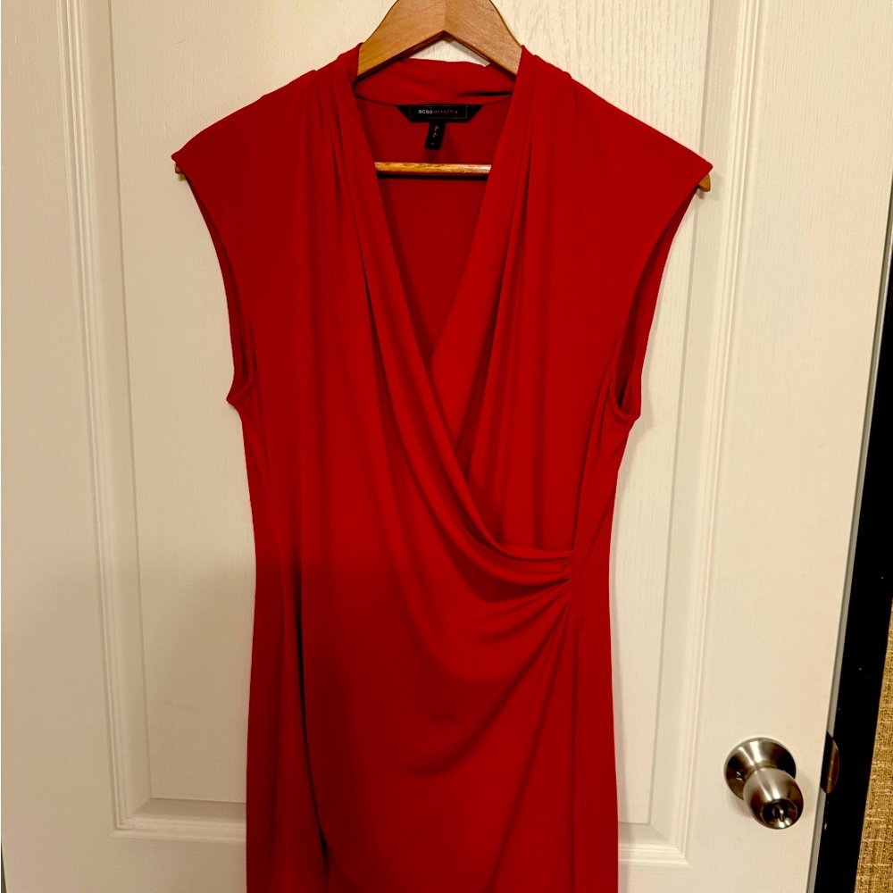 Red woman’s dress